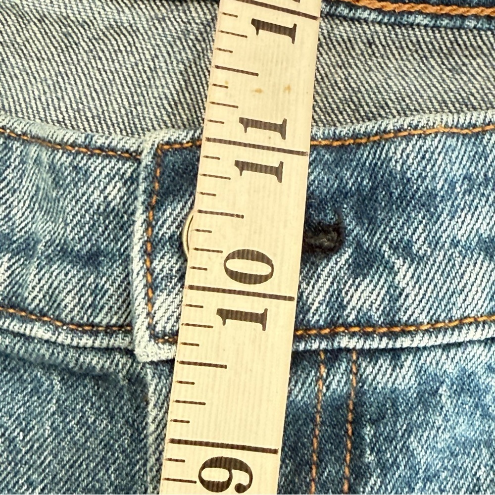 Abercrombie & Fitch Vintage Low Rise Stretch Baggy Jean Medium Wash Size 31/12R - Picture 10 of 13